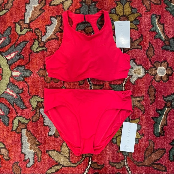 Athleta Maldives Bikini High Neck 34 B/C Medium Bottoms - Picture 3 of 8